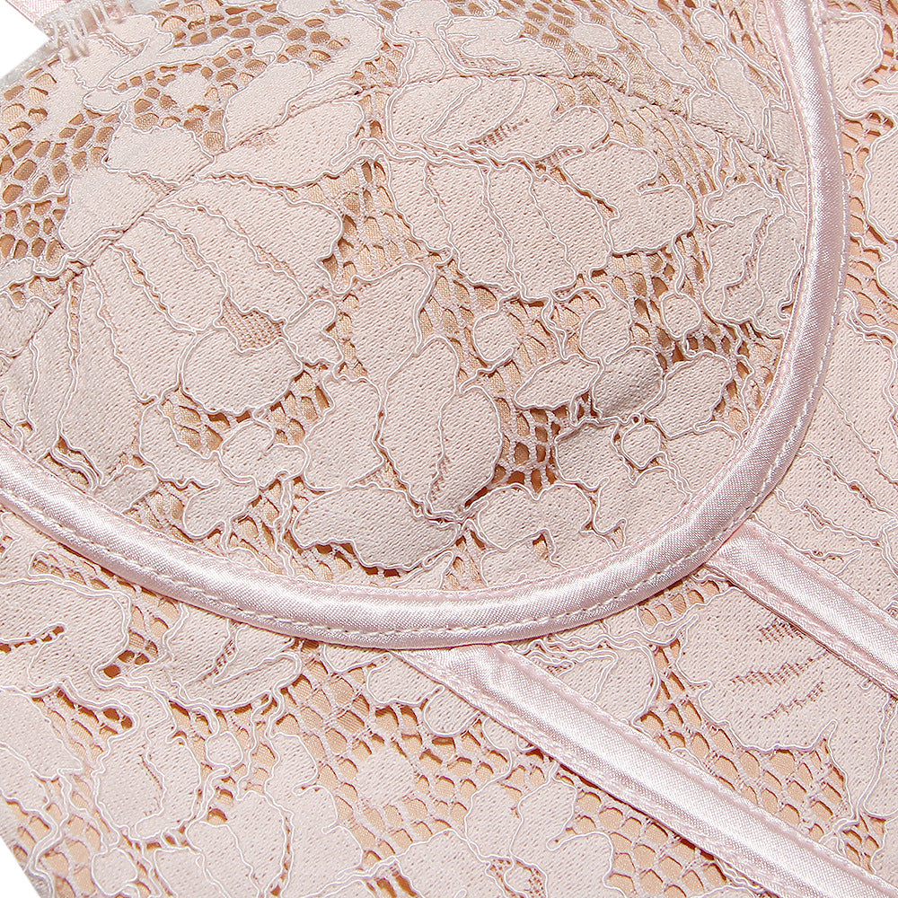 Lace Corset Top in Pink
