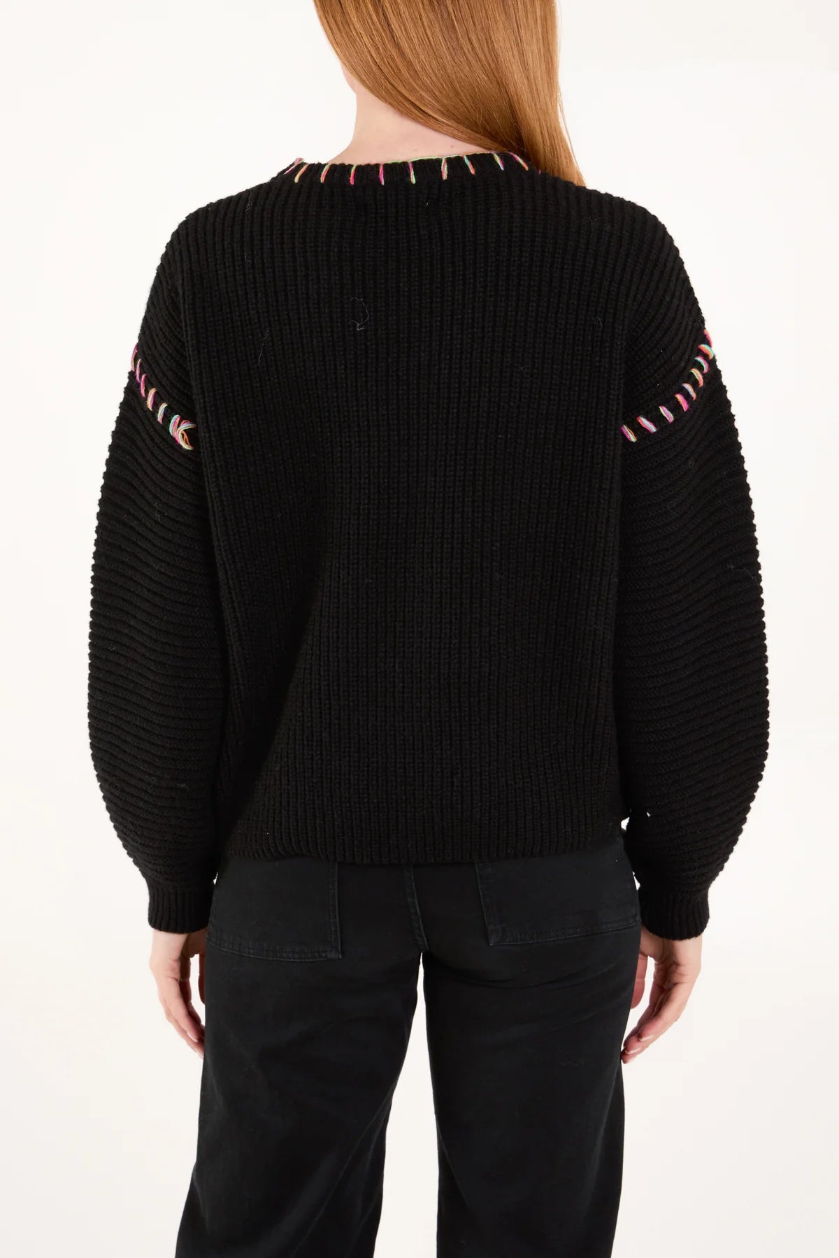 Amour Stitch Embroidery Knit Jumper