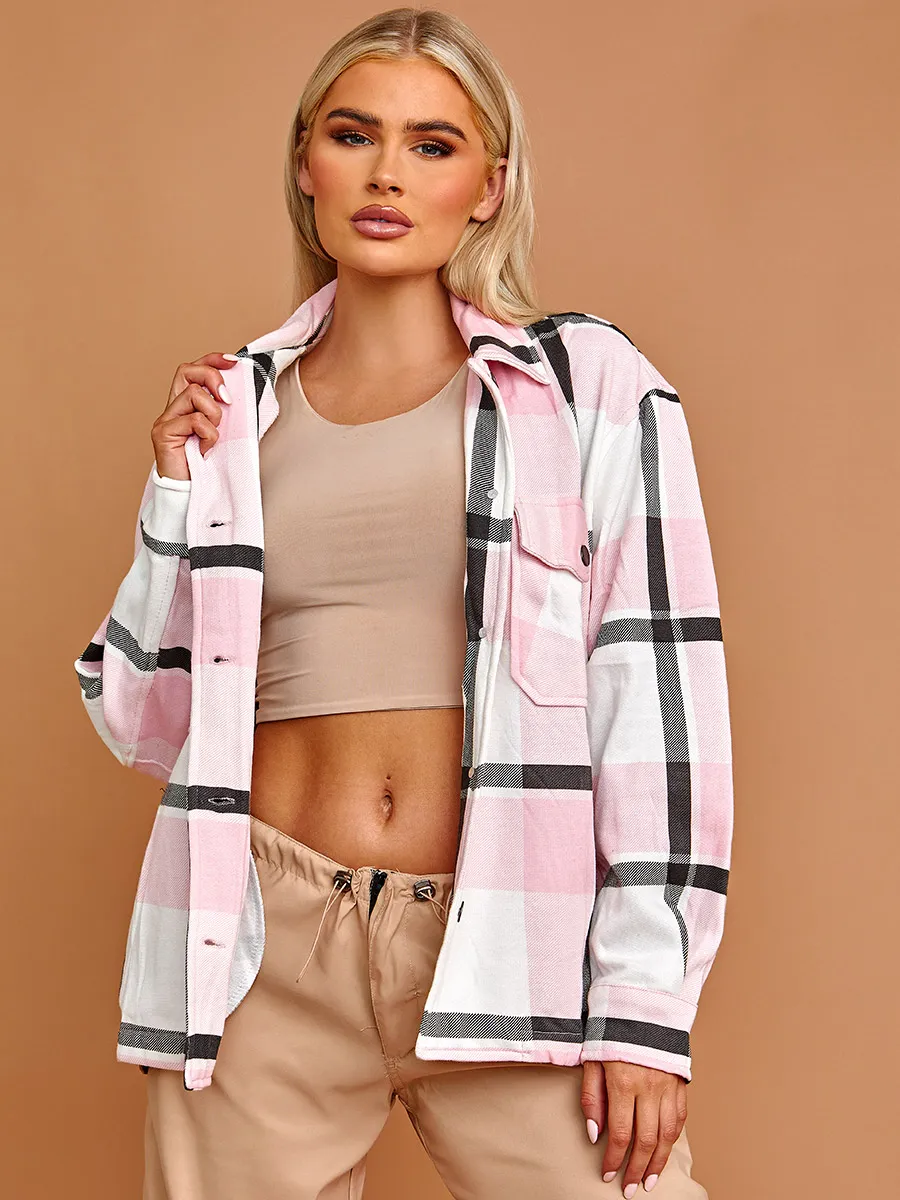 Checked shirt jacket online