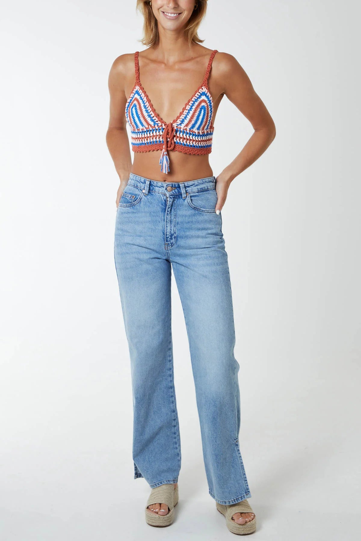 Crochet Tie Neck Bralette