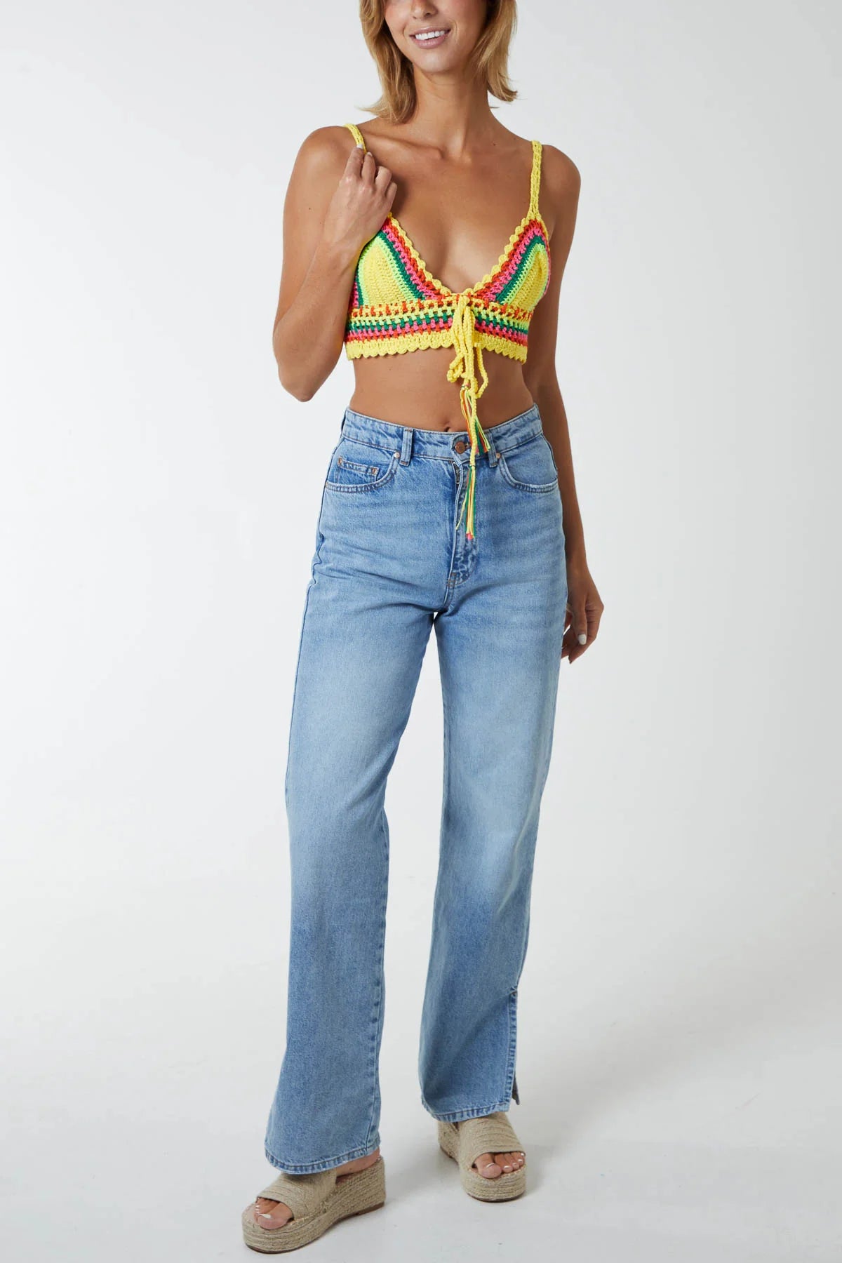 Crochet Tie Neck Bralette